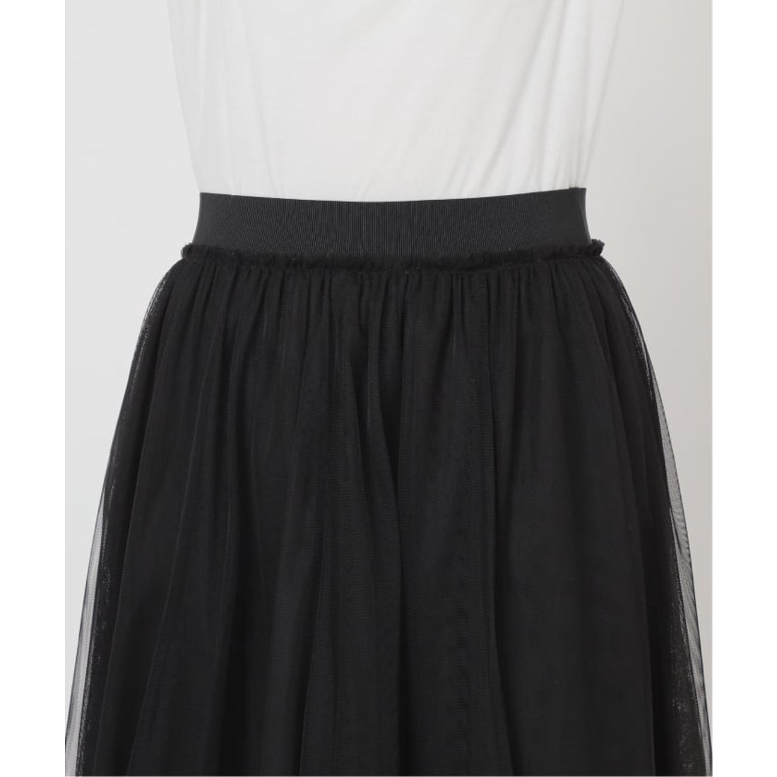 スピック＆スパン Spick & Span 《追加2》チュールスカート （ブラウン