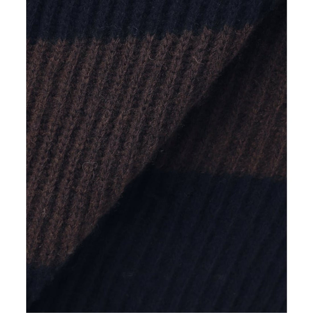 スピック＆スパン Spick & Span ラガーボーダーニットカーディガン