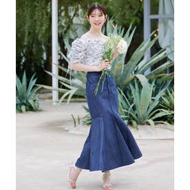 スウィングル SWINGLE プリンセスラインデニムマーメイドスカート