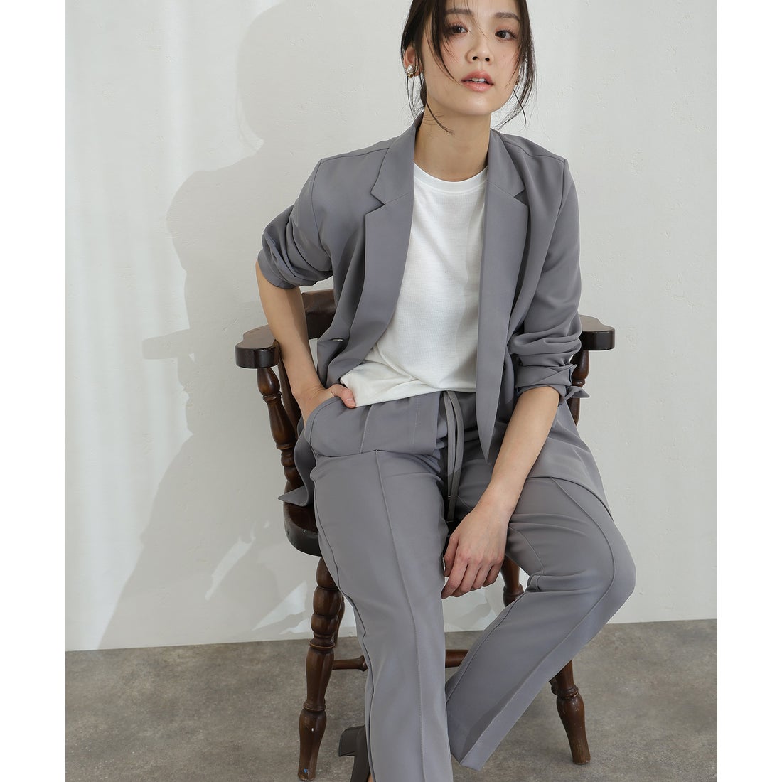 プールヴー PourVous ダブルカラーセレモニーフォーマルセットアップ