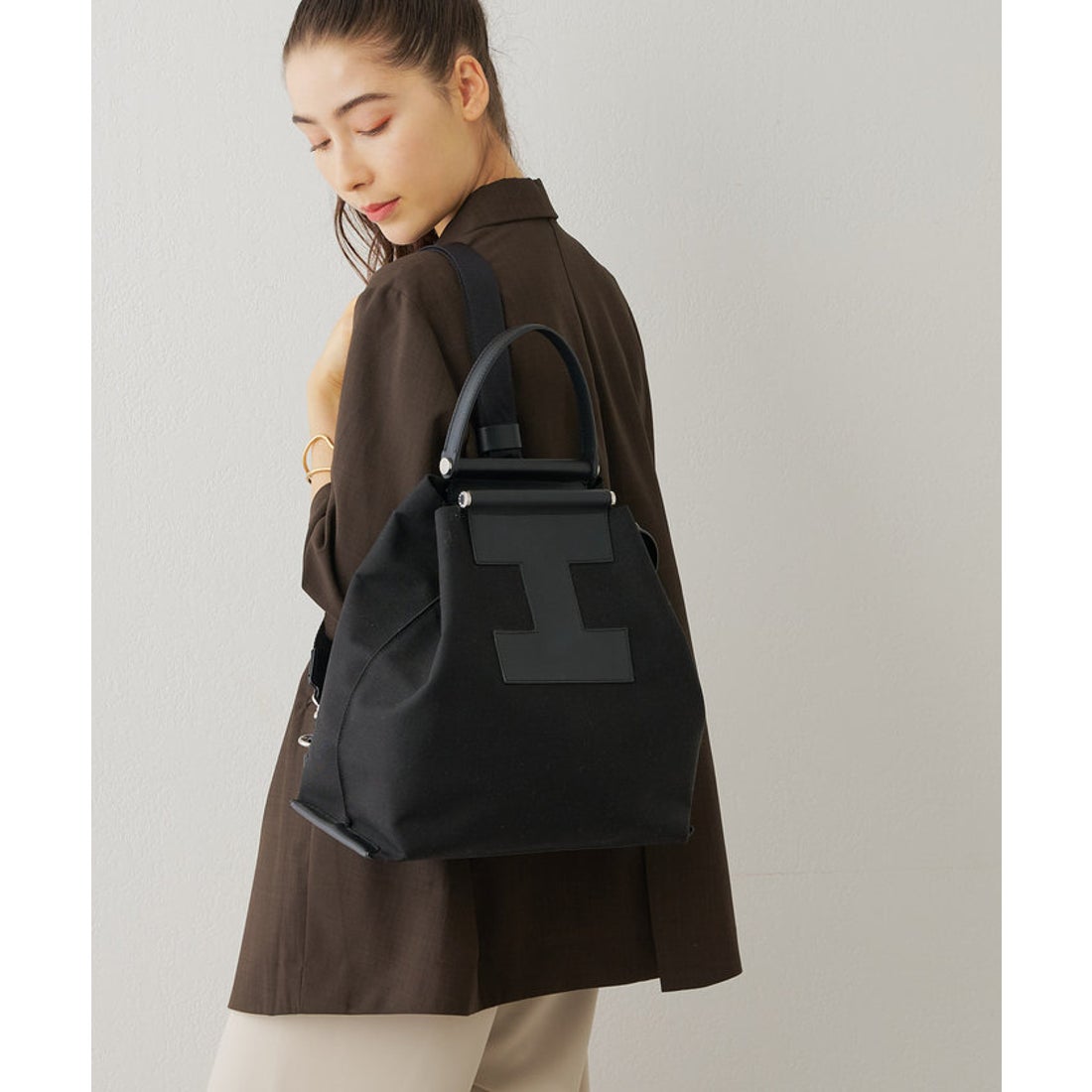 イアクッチ IACUCCI 【雑誌掲載】ソルベット BP CORDURA/RUGA （black