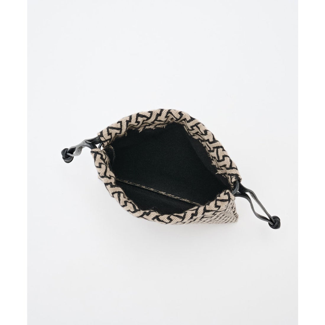 イアクッチ IACUCCI モノグランマ ポーチJACQUARD/RUGA （black） -靴