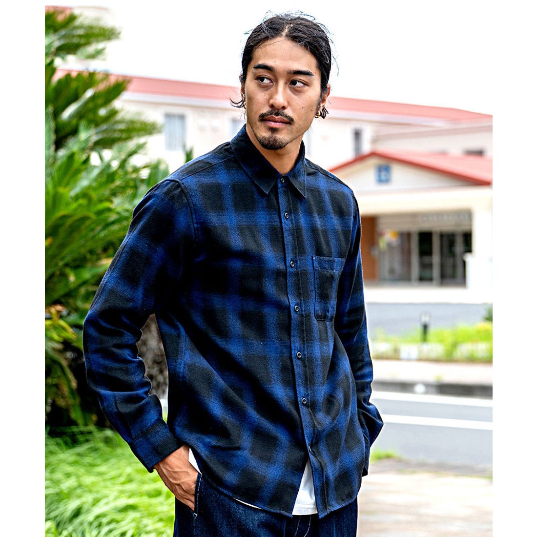 シルバーバレットセレクト SB Select SB select T/Cネルチェックシャツ