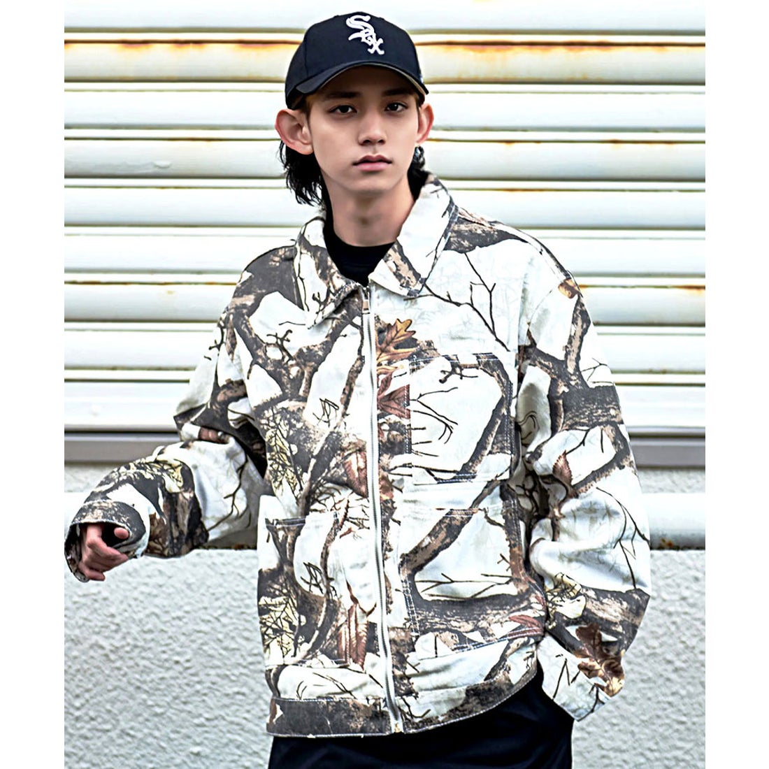 シルバーバレットセレクト SB Select CavariA リアルツリー柄ジップ