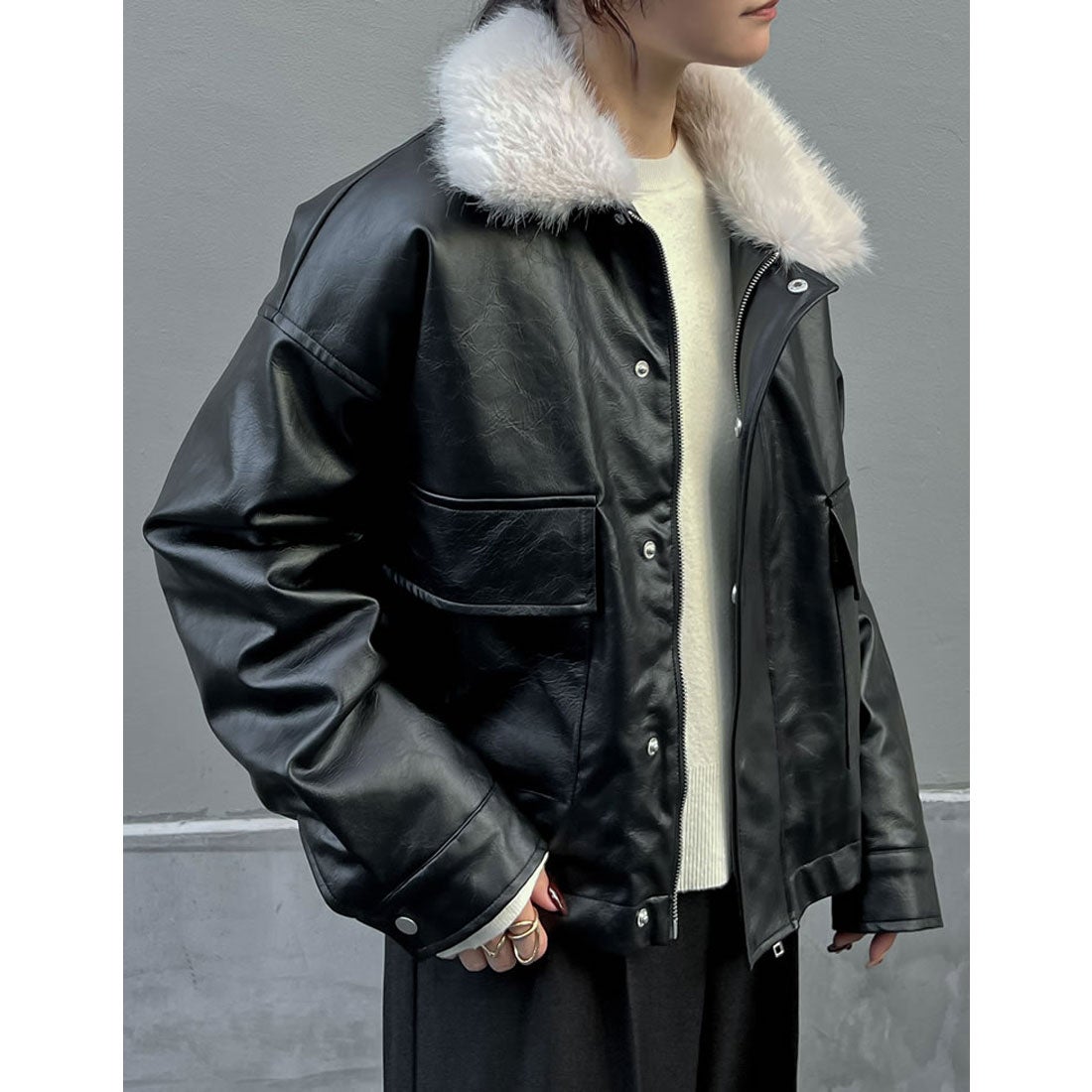 Re:EDIT [2024-25 WINTER COLLECTION]2WAYヴィンテージライクファー付