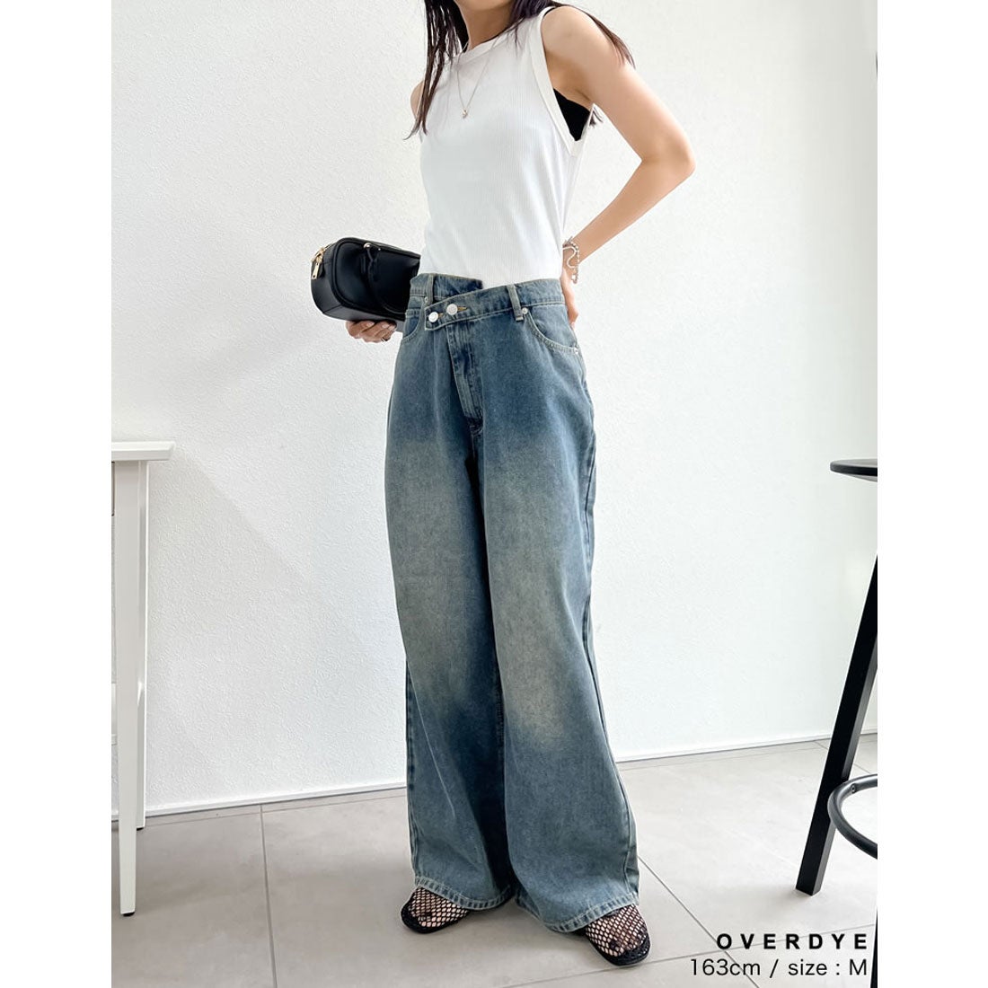 Re:EDIT [辻元舞さん着用][低身長/高身長/大きいサイズ]クロスウエスト