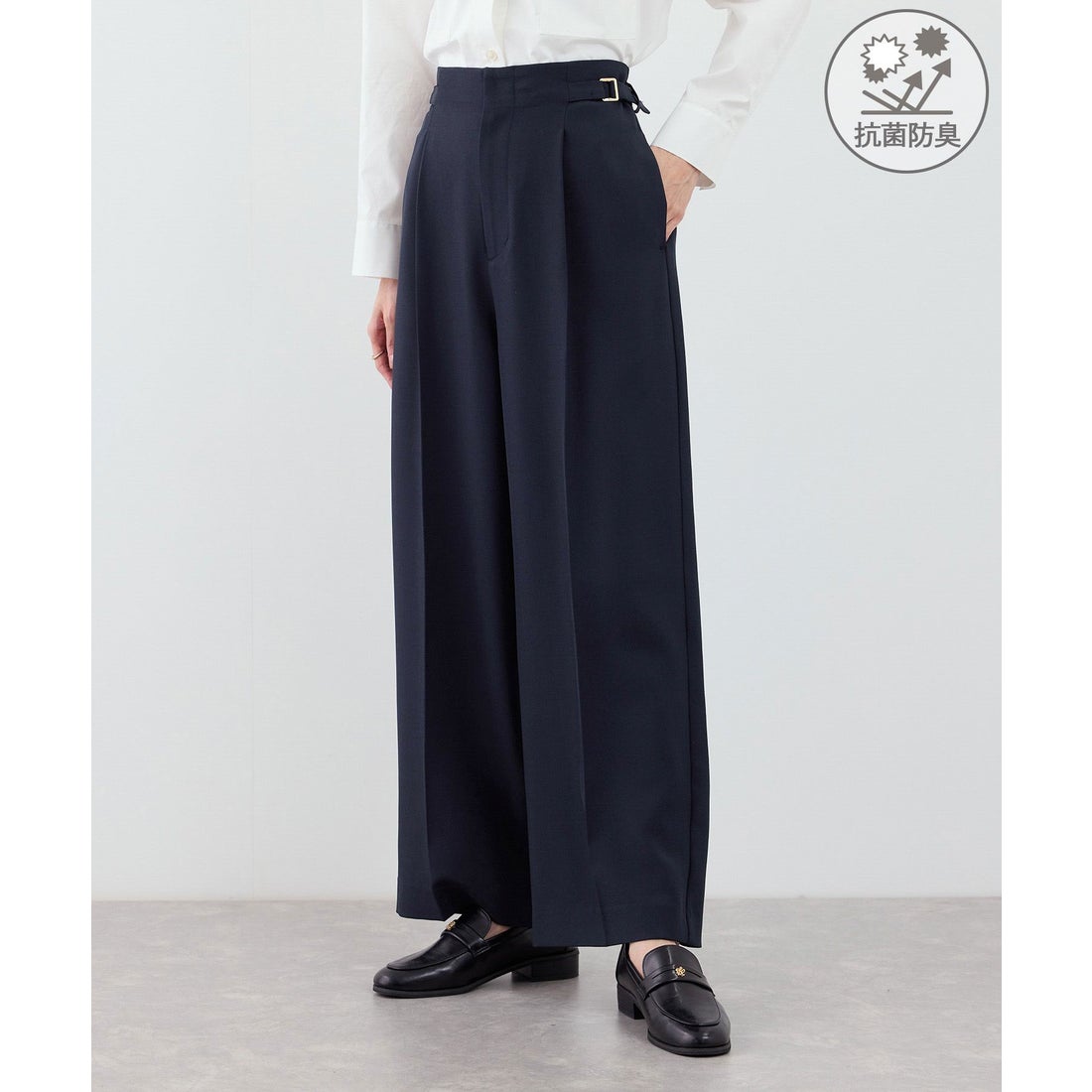 ロペピクニック ROPE' PICNIC クリアツイルワイドパンツ/セレモニー