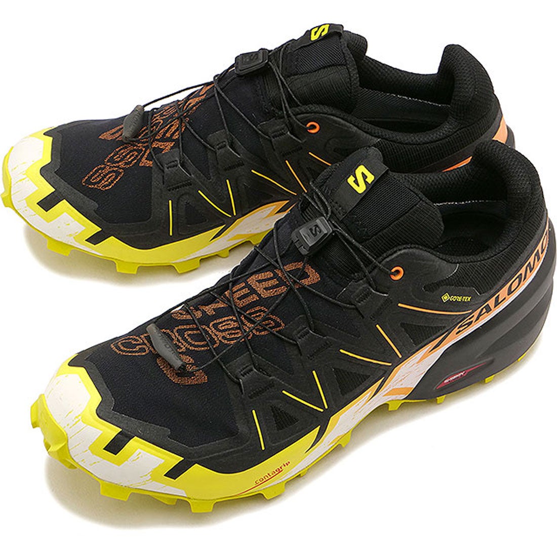 サロモン SALOMON SPEEDCROSS 6 GTX Black/Sulphur-Spring/Bird-Of