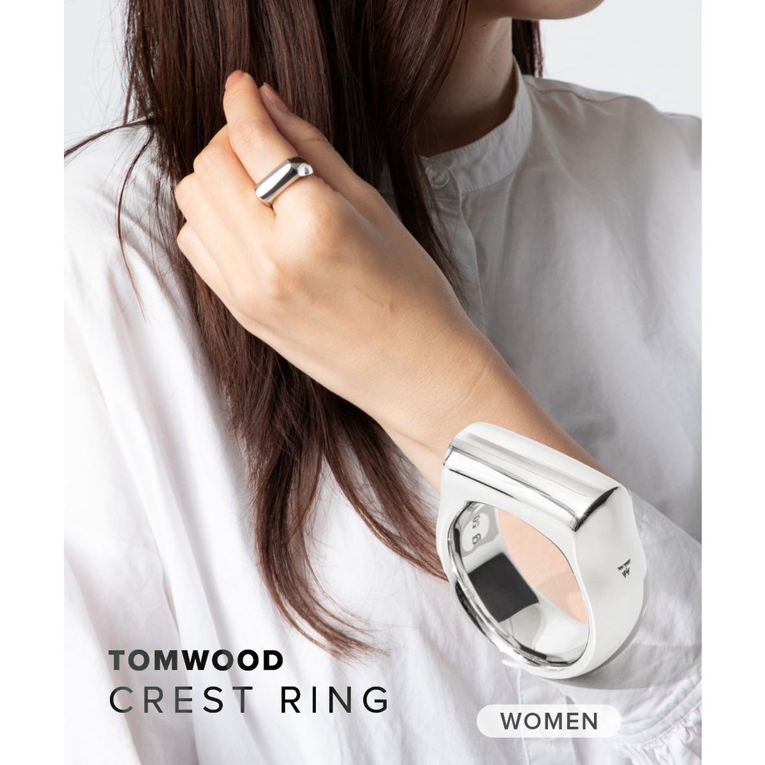 トムウッド TOM WOOD Crest Ring R74HCRNA01S925 / 101220 レディース