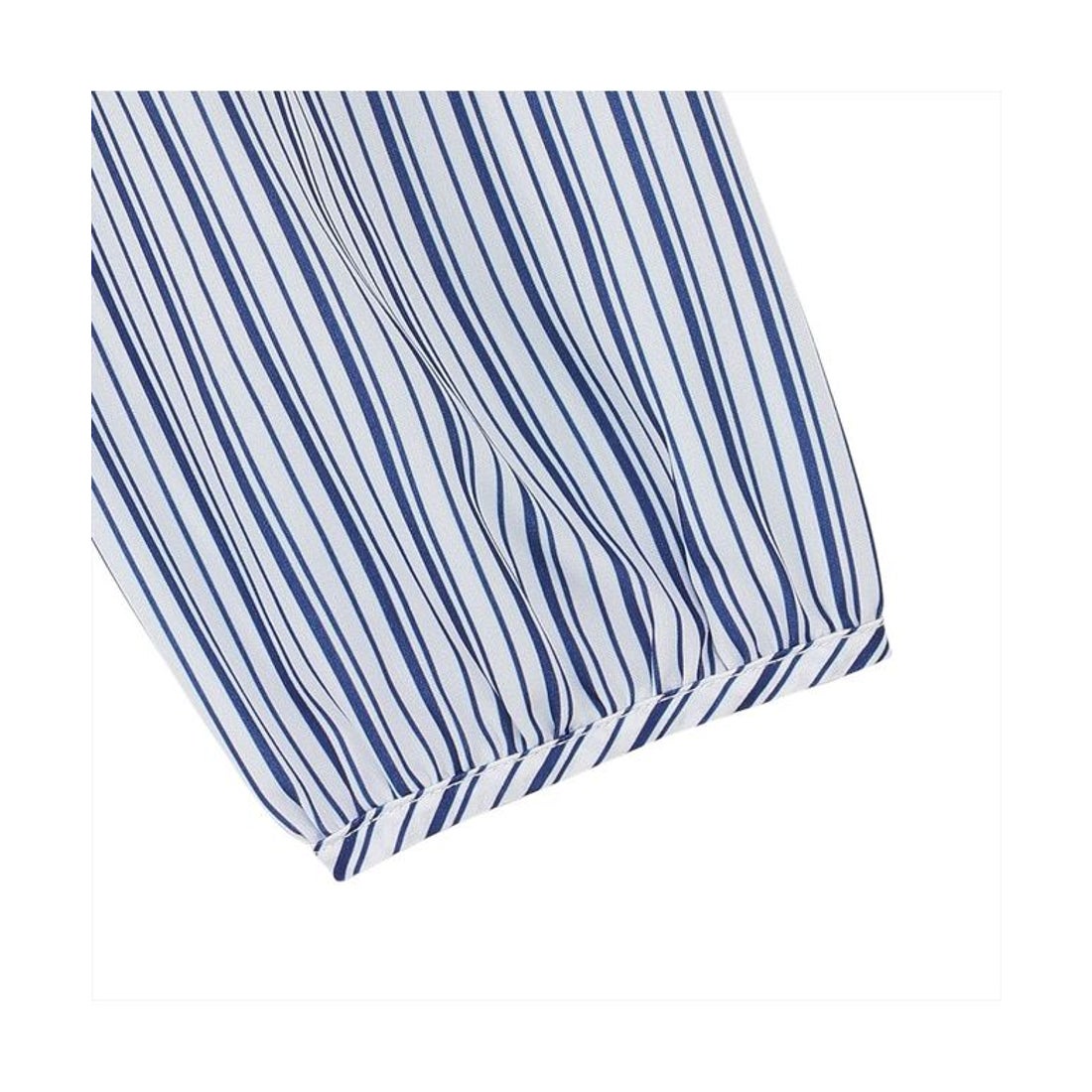 トーキョーシャツ TOKYO SHIRTS フロントタック ストライプブラウス