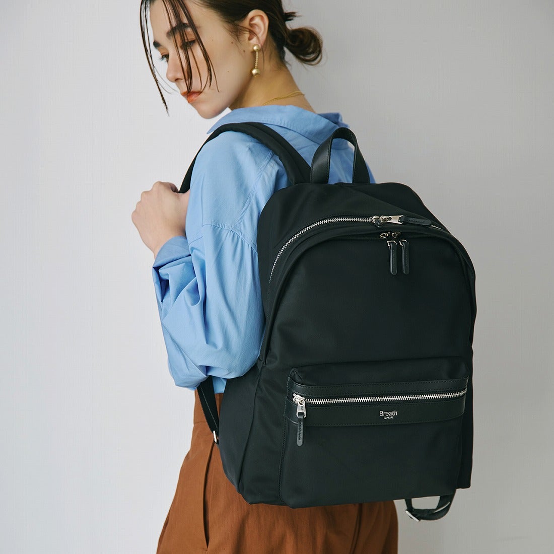 トプカピ TOPKAPI 防水ナイロン レザーコンビ PC対応 リュック バック