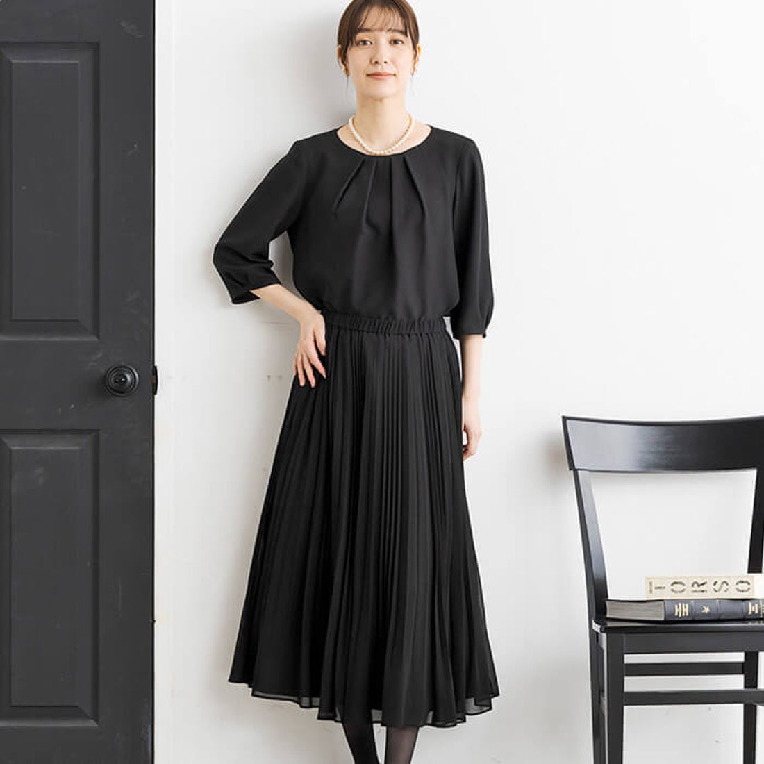 トウキョウソワール 東京ソワール WEB限定｜プリーツスカートの3点