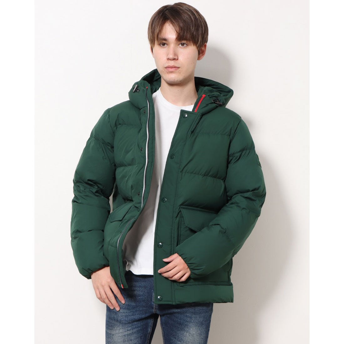 トミー ヒルフィガー TOMMY HILFIGER フーデッドダウンジャケット
