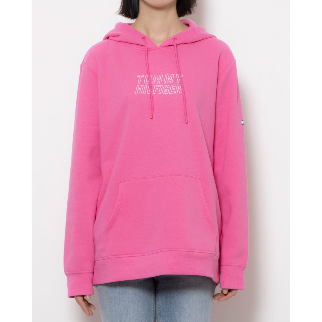 トミー ヒルフィガー TOMMY HILFIGER パーカー （ピンク） -waja bazar