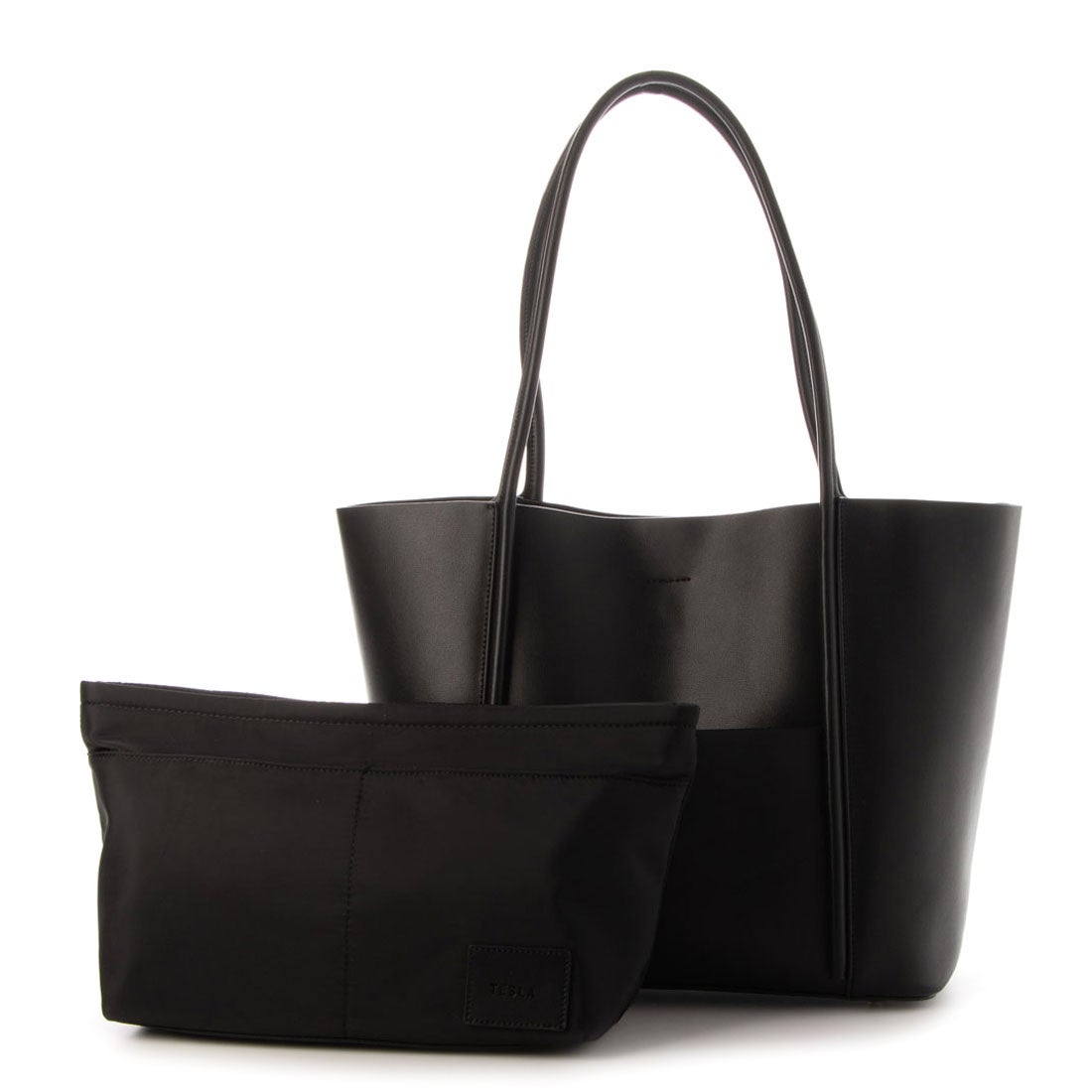 テスラ TESLA 本革 トート バッグ （ブラック） -アウトレット通販