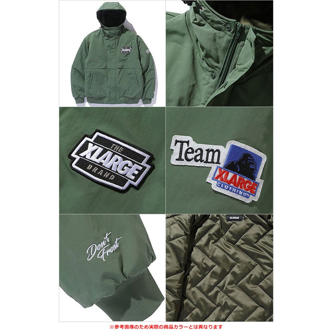 エクストララージ XLARGE XLARGE NYLON PUFFER JACKET BLACK