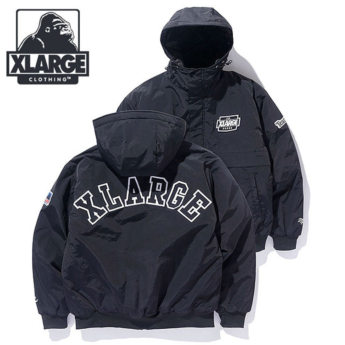 エクストララージ XLARGE XLARGE NYLON PUFFER JACKET BLACK