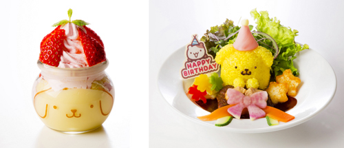 イチゴの王冠をかぶったキュートなプリンのスイーツも！ポムポムプリン