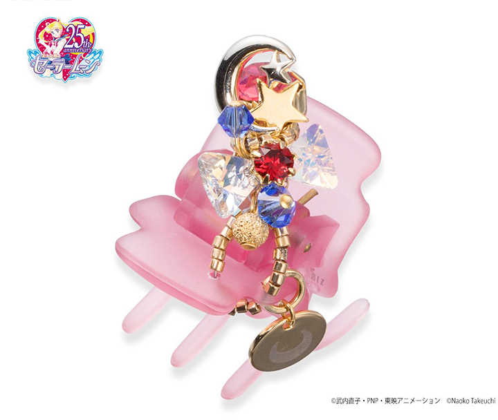 セーラー5戦士のカラフルなヘアクリップ＆豪華なムーンスティック