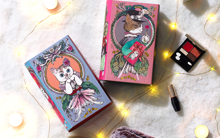 ねこ×クリスマスのキュートな世界観♪ 資生堂「ワタシプラス」限定