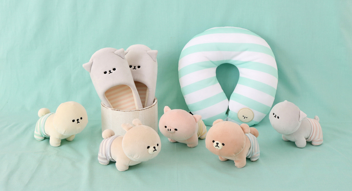 しましまパンツを履いたテノリマスコットも♡ 「ブルーブルーエ」で