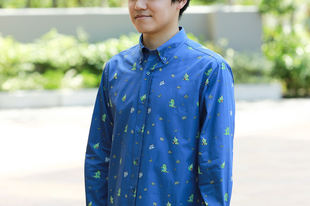 ポケモンの柄を組み合わせてつくる「ポケモンシャツ」が