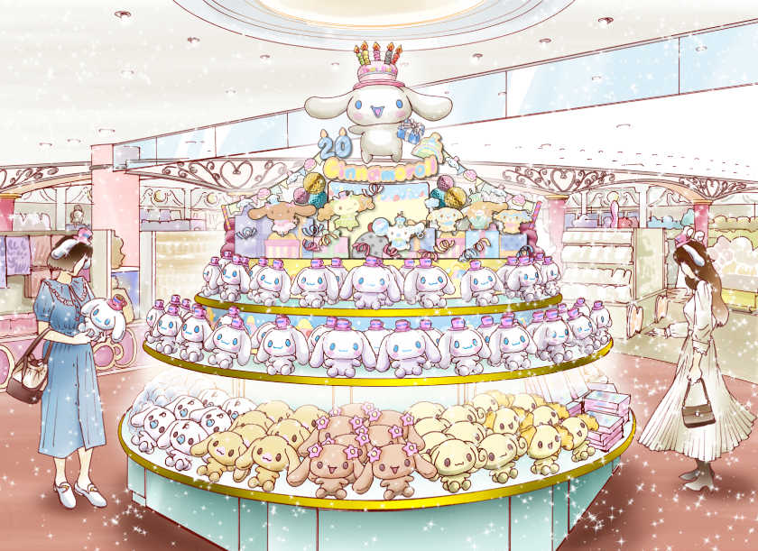 サンリオピューロランドにて『Cinnamoroll 20th Anniversary Party