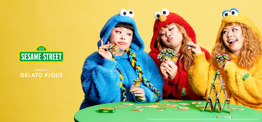 エルモやクッキーモンスターがモチーフ♡「gelato pique(ジェラート