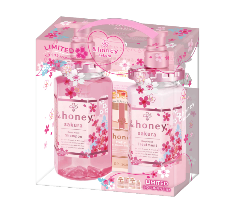 ヴィークレア『アンドハニー サクラ ディープモイスト ペアセット』／3