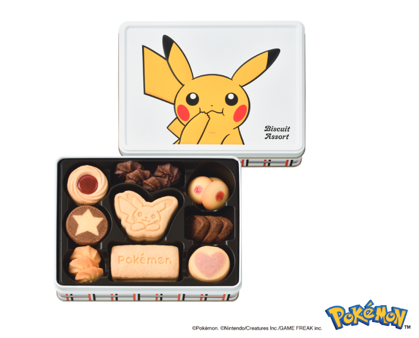 ピカチュウのビスケットアソートに、モンスターボールのバウムクーヘン