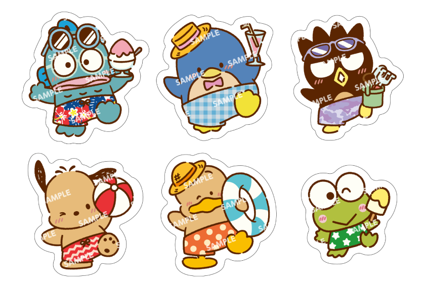 スシロー×サンリオのキャラクターユニット『はぴだんぶい』がコラボ