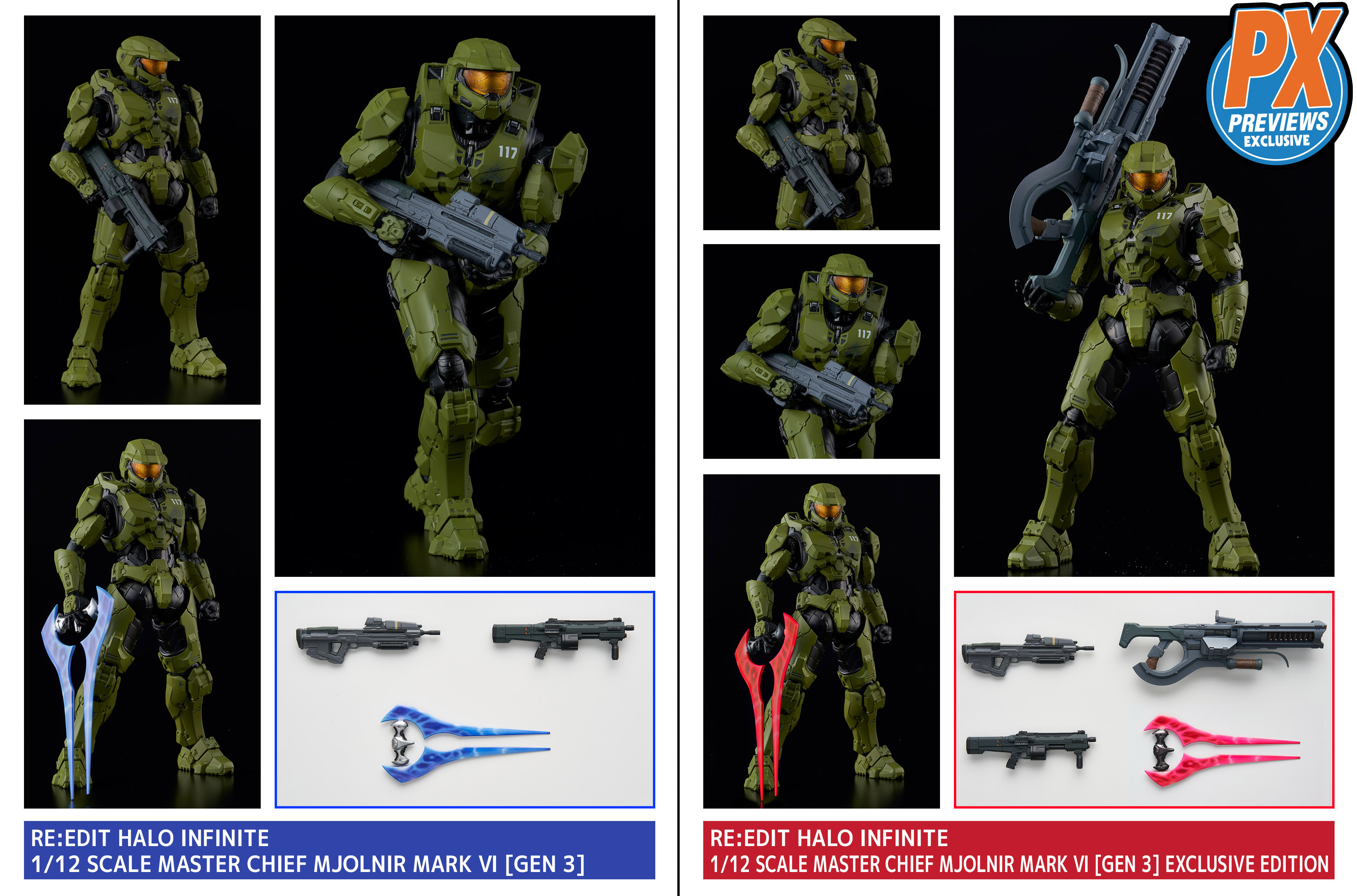 RE:EDIT HALO INFINITE 1/12 SCALE MASTER CHIEF MJOLNIR MARK Ⅵ [GEN