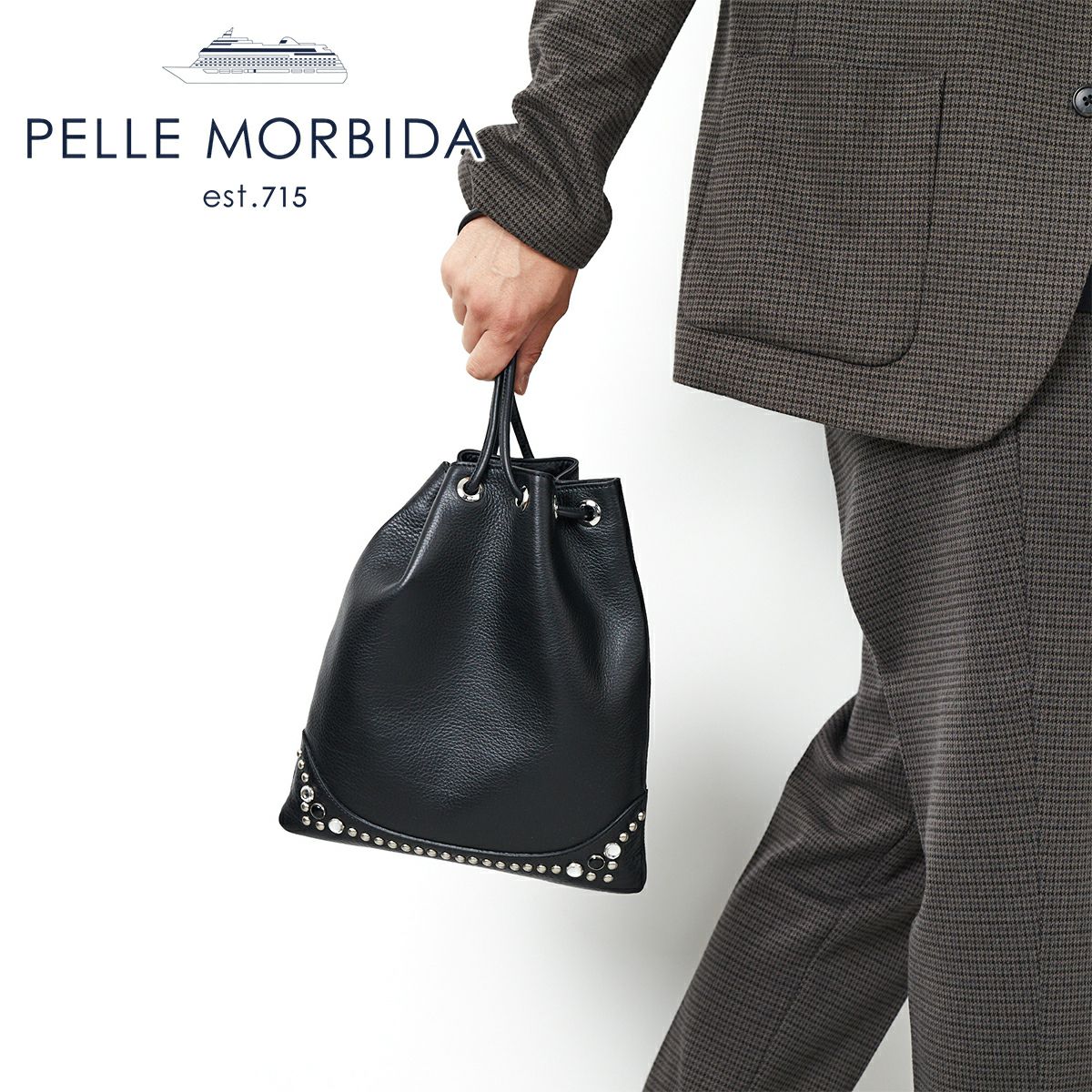 PELLE MORBIDA ペッレモルビダ London ロンドン ドローストリング