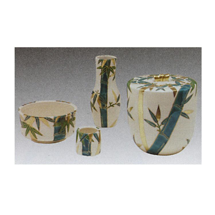 茶道具 皆具 仁清 竹 燦光窯 皆具