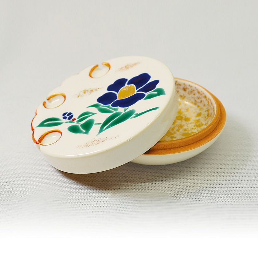 茶道具 香合（こうごう） 椿香合 中村 秋峰