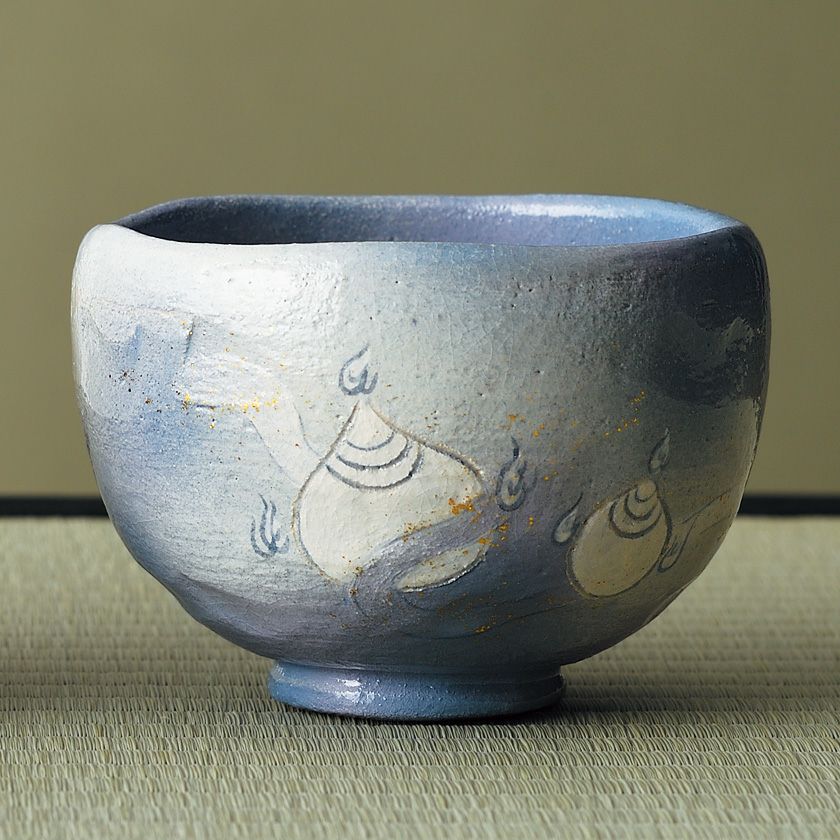 茶道具 抹茶茶碗（まっちゃちゃわん） 干支茶碗 宝珠巳の絵 吉村 楽入