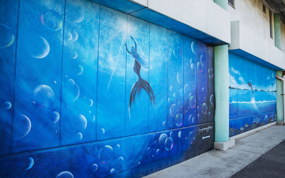 Daisukeさん・TAMAZOUさんによるスプレーアート | 取り組み