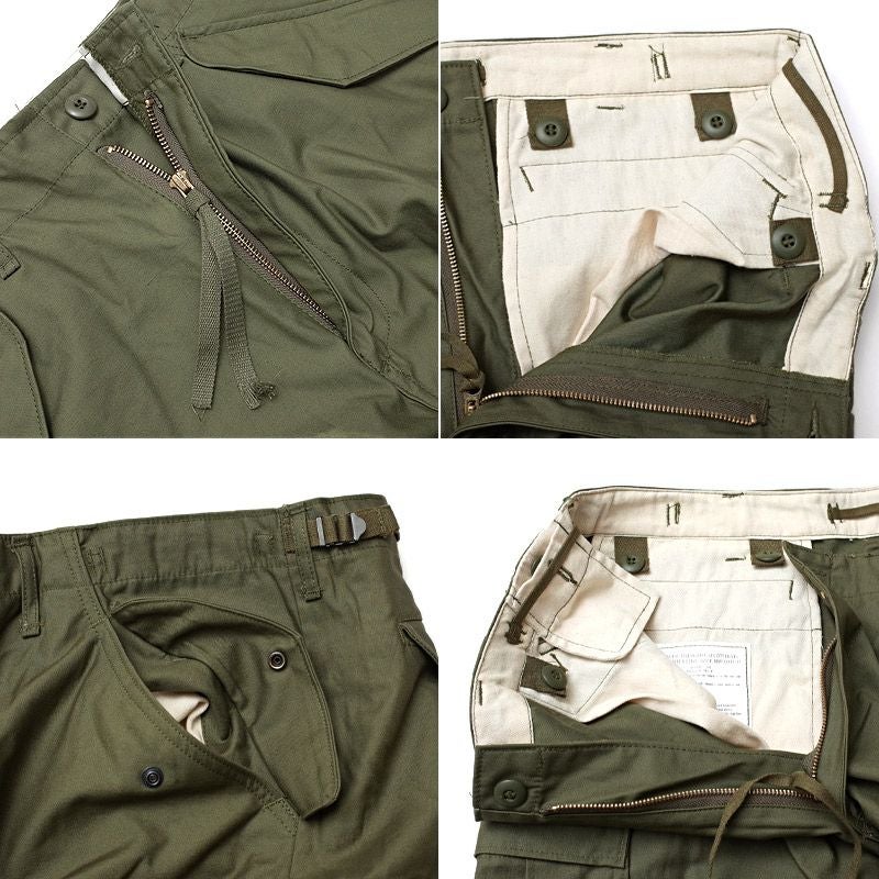 米軍タイプ M-65フィールドパンツ ノンウォッシュ PP062YN SEABEES