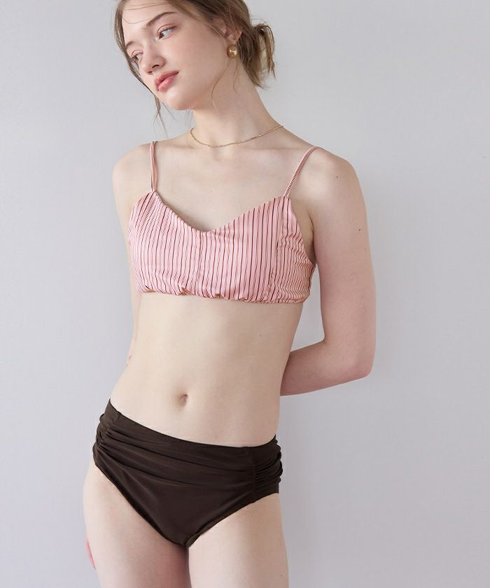 シンプルデザインストライプビキニ/水着【メール便可／100】 | SEA DRESS