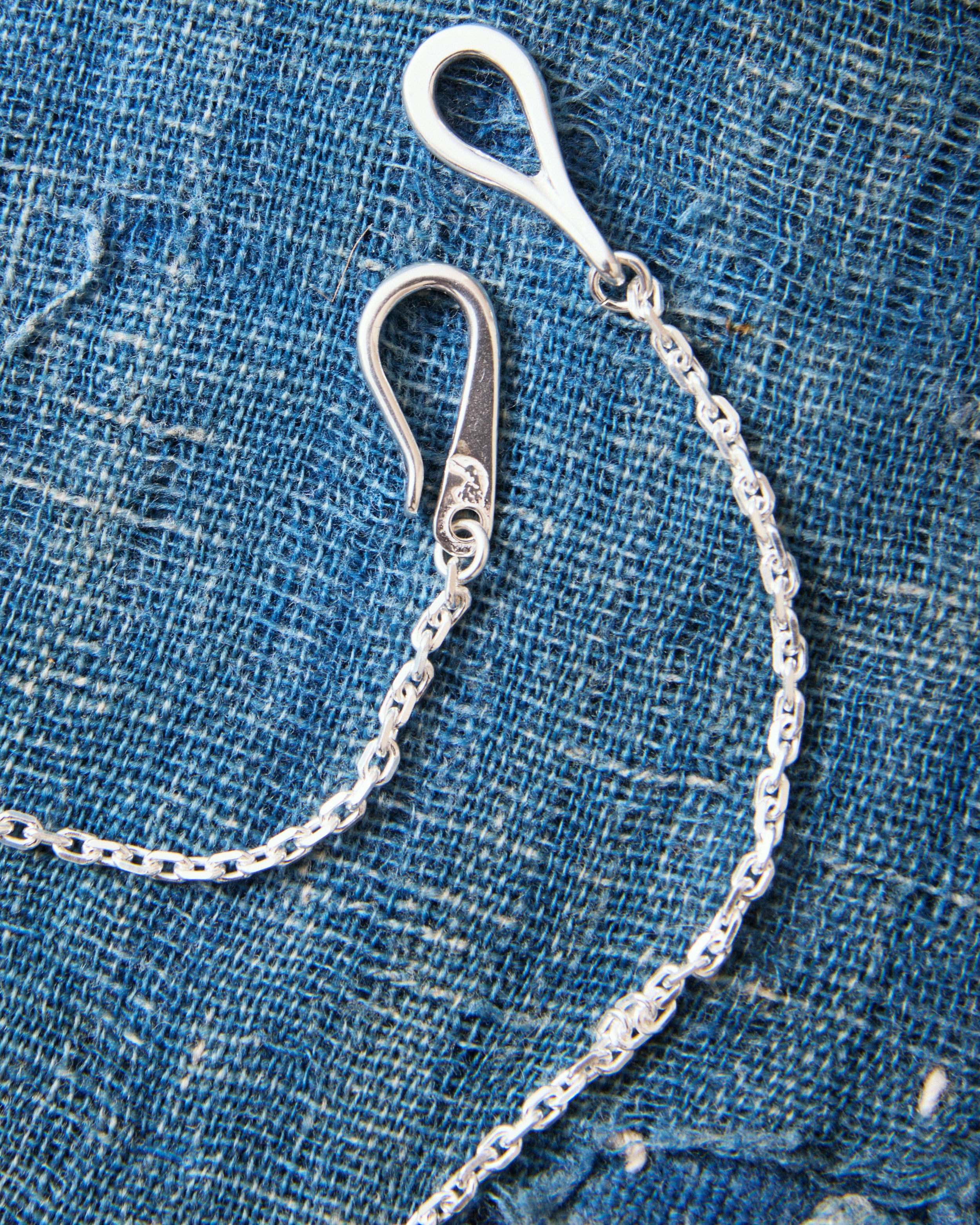 Larry Smith OT-0038-70 Infinity Hook Cable Silver Chain XSmall 70