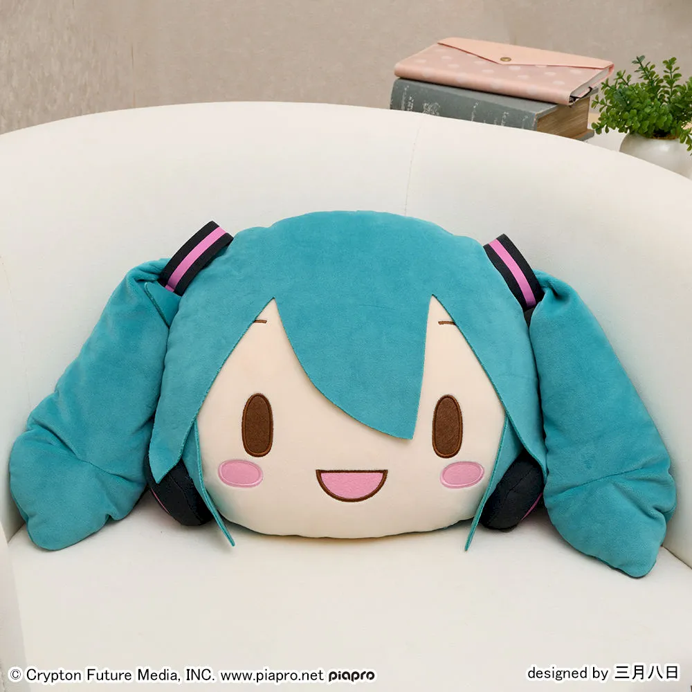 グッズ]初音ミク ふわぷち もちもちフェイスクッション｜プライズ
