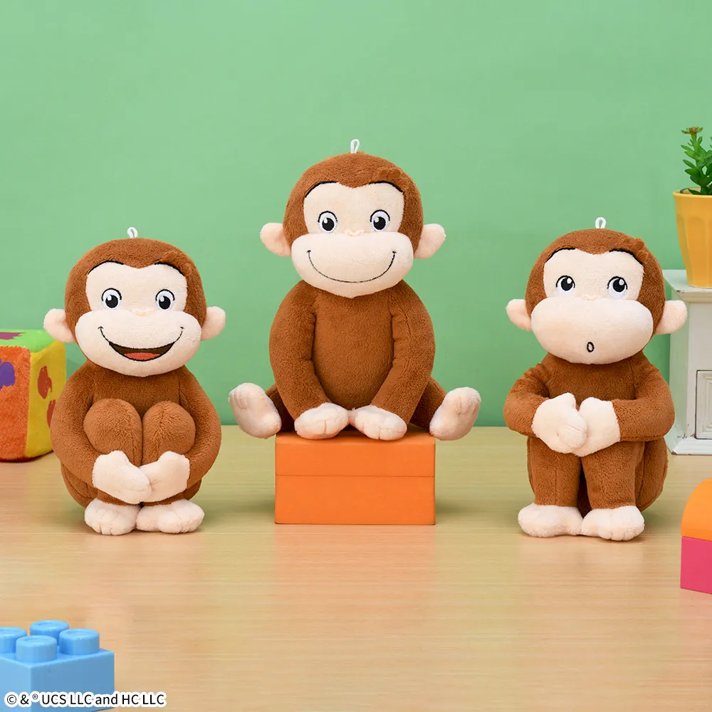 おさるのジョージ ぬいぐるみ おすわりポーズ｜プライズ・くじ・グッズ