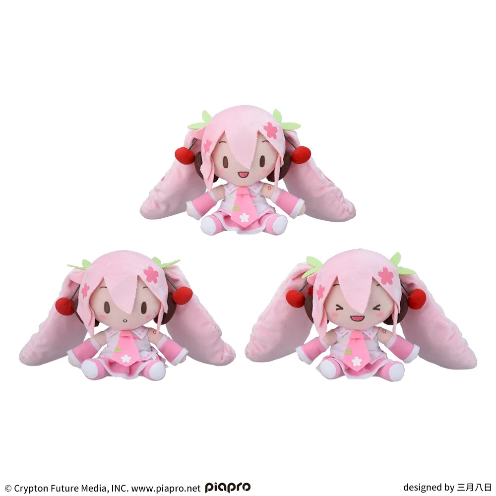 初音ミクシリーズ ふわぷち ミニぬいぐるみ“桜ミク”｜プライズ・くじ