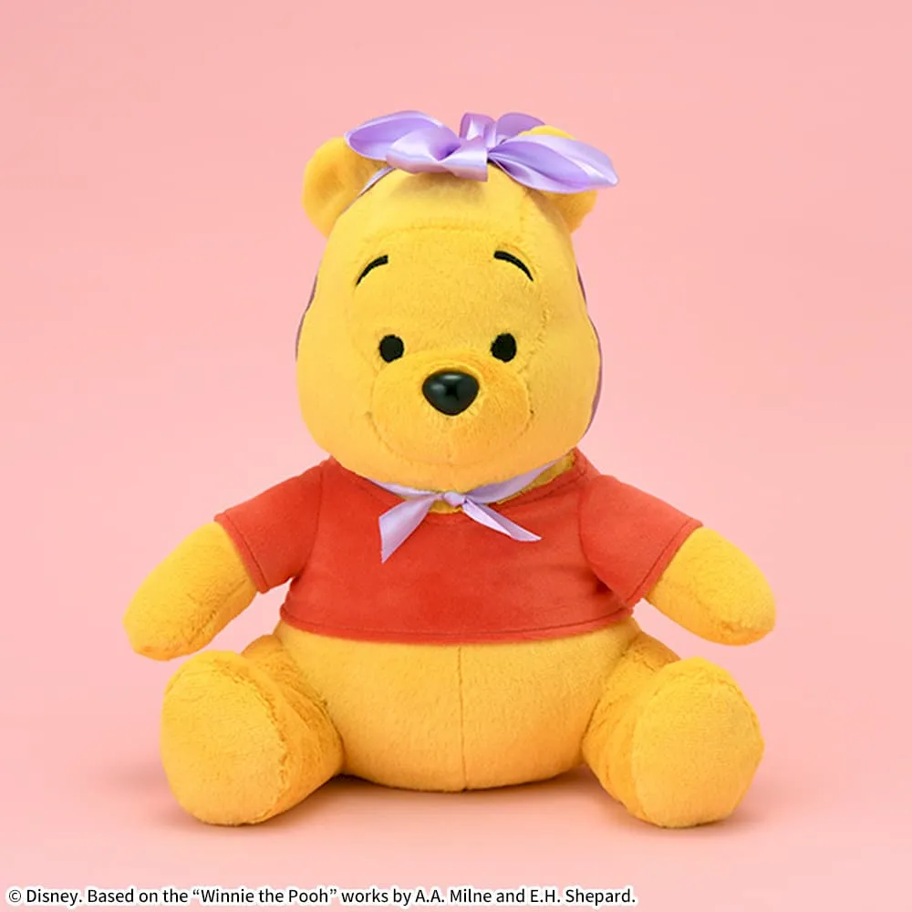 くまのプーさん Lぬいぐるみ リボンVer. “プー”｜プライズ・くじ