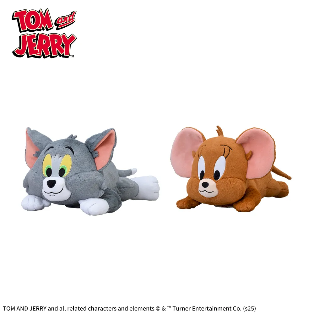 トムとジェリー 寝そべり Lぬいぐるみ｜プライズ・くじ・グッズ情報