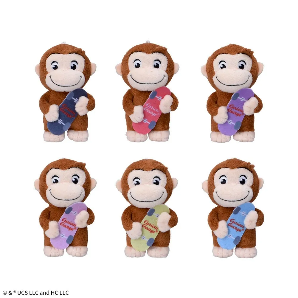 おさるのジョージ ぽってりマスコット スケボーVer.｜プライズ・くじ