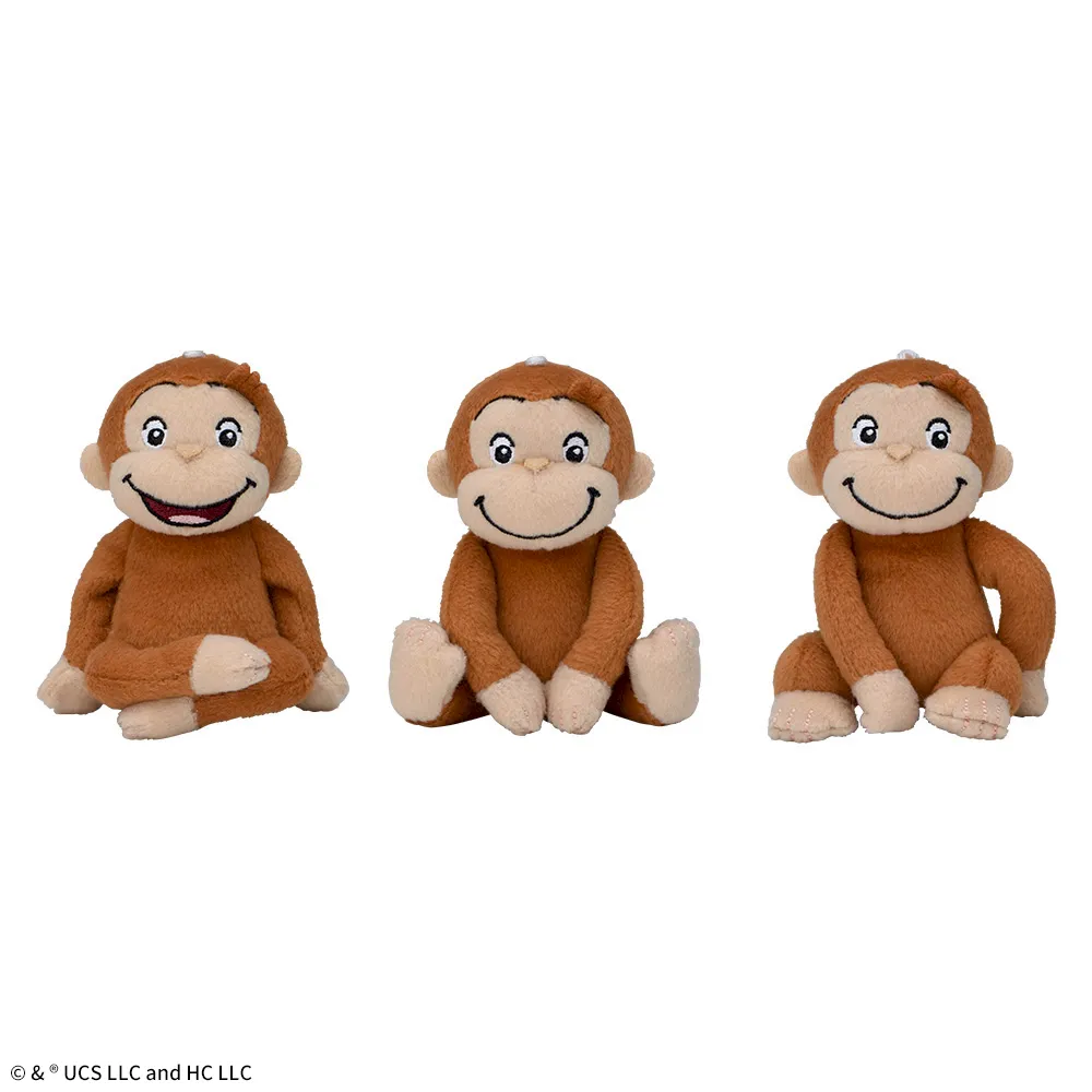 おさるのジョージ ちょこんとおすわり マスコット｜プライズ・くじ