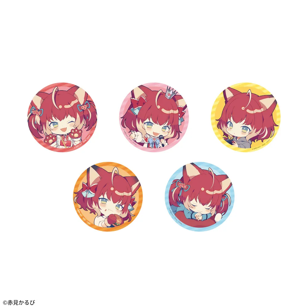 赤見かるび 缶バッジ“赤見かるび”｜プライズ・くじ・グッズ情報なら