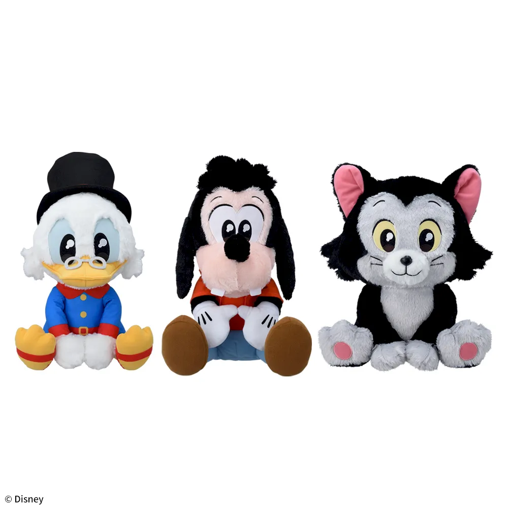 スクルージ・マクダック&マックス&フィガロ うるりぃみぃ ぬいぐるみ