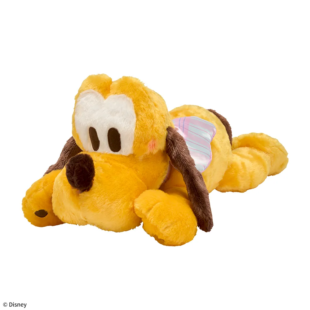 プルート 赤いほっぺ 寝そべり スーパーラージぬいぐるみ ～ワン